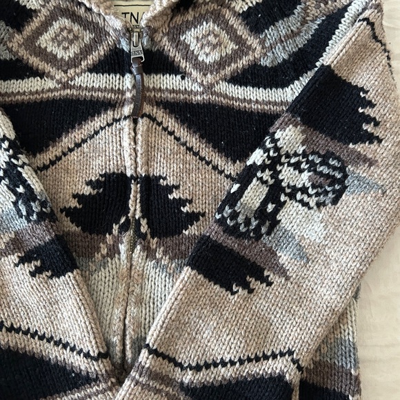 TNA Aritzia Sea-to-Sky Lambswool Zip-up - Picture 8 of 9